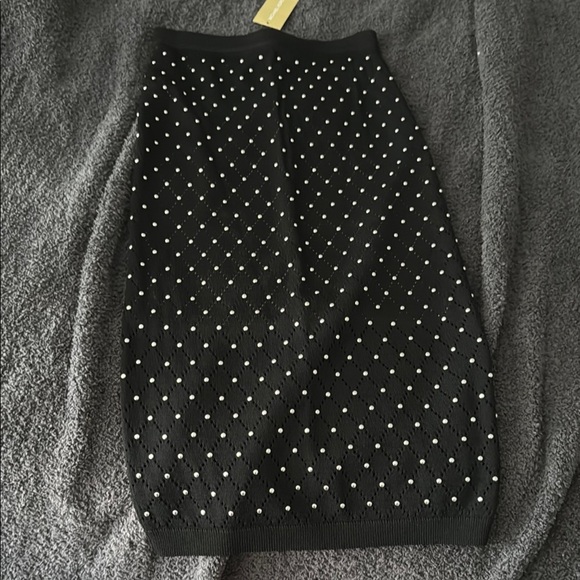 Michael Kors Dresses & Skirts - Michael Kors Black Embellished Pencil Skirt